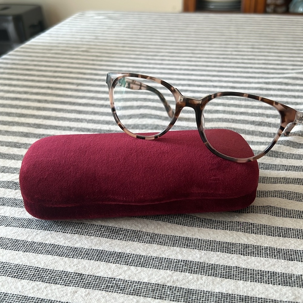 Vintage Gucci Red Velvet Glasses Case